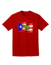 Puerto Rico Coqui Adult Dark T-Shirt-Mens T-Shirt-TooLoud-Red-Small-Davson Sales