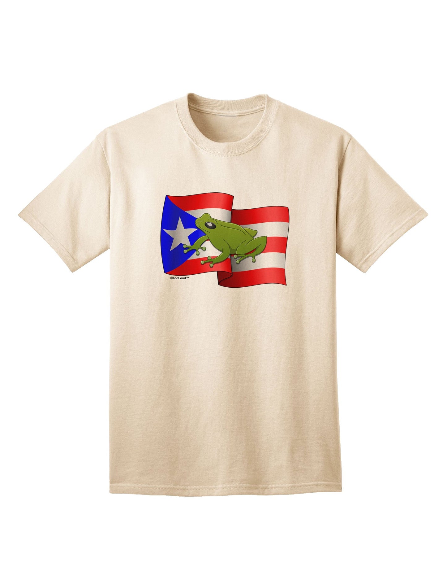 Puerto Rico Coqui Adult T-Shirt-unisex t-shirt-TooLoud-Natural-Small-Davson Sales