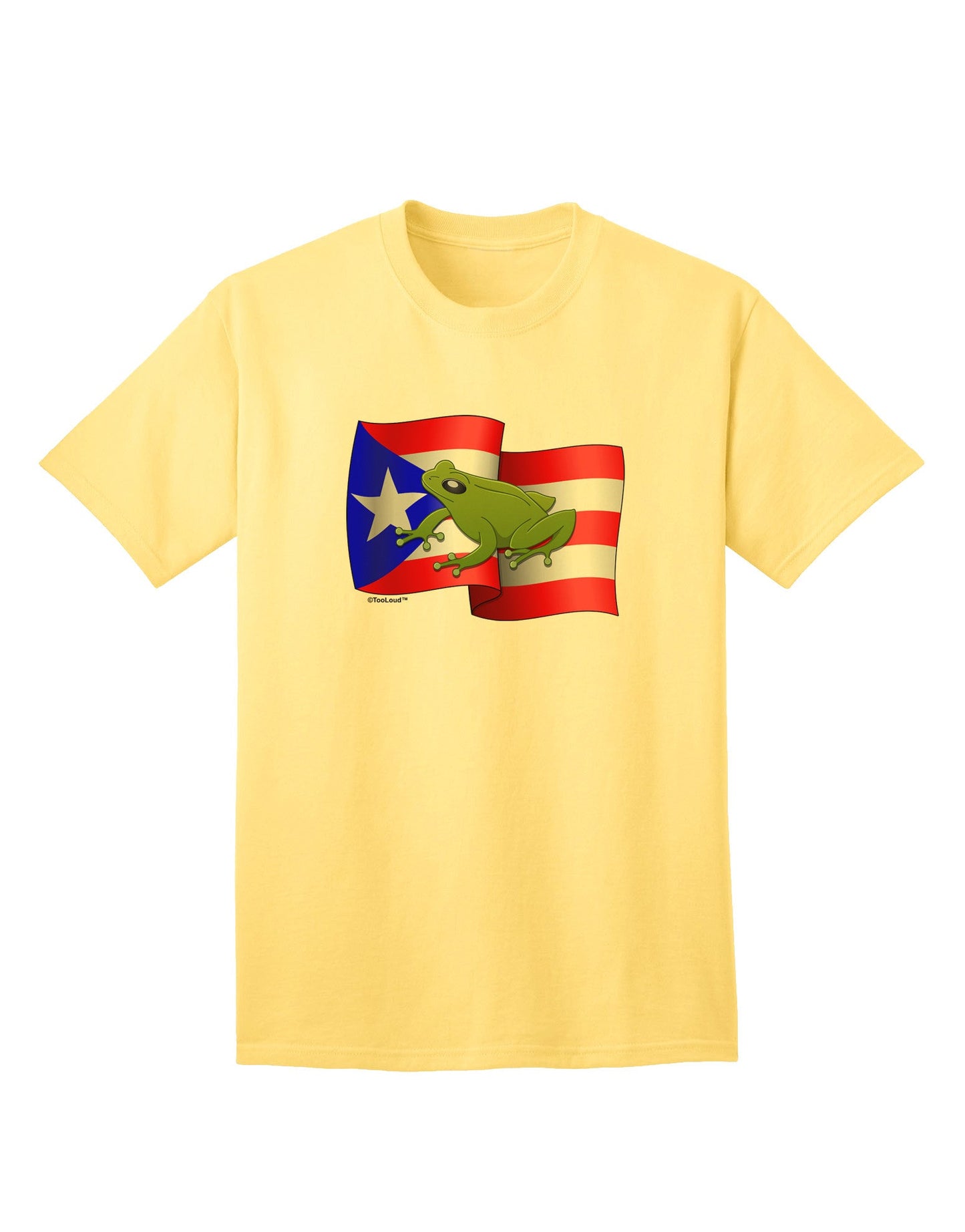 Puerto Rico Coqui Adult T-Shirt-unisex t-shirt-TooLoud-Yellow-Small-Davson Sales