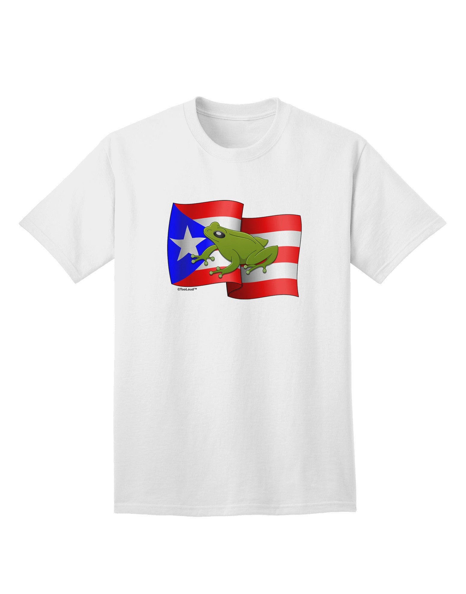 Puerto Rico Coqui Adult T-Shirt-unisex t-shirt-TooLoud-White-Small-Davson Sales