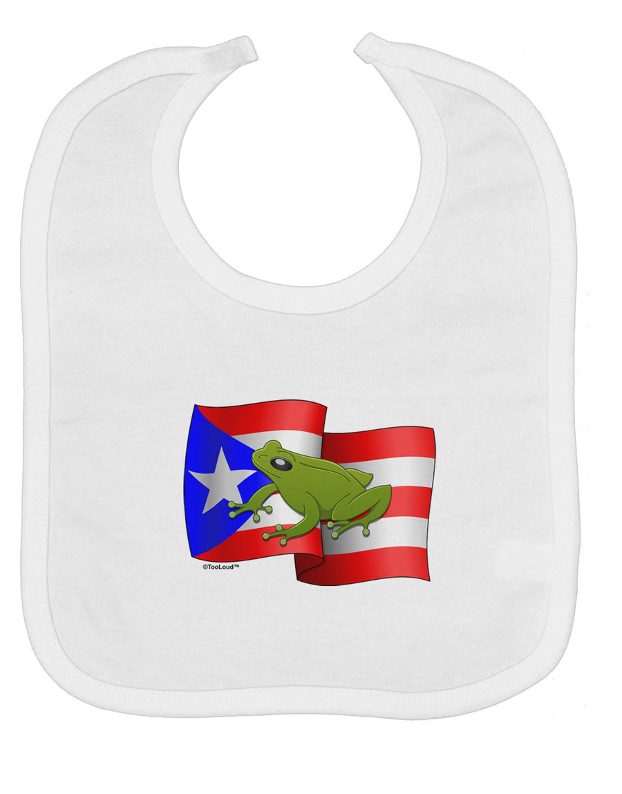 Puerto Rico Coqui Baby Bib