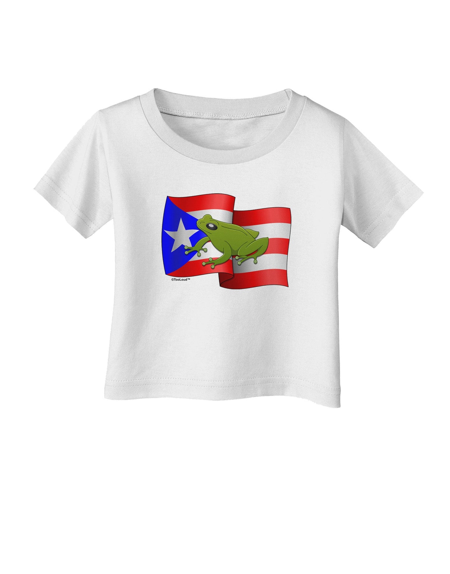 Puerto Rico Coqui Infant T-Shirt-Infant T-Shirt-TooLoud-White-06-Months-Davson Sales