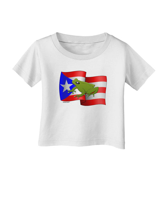 Puerto Rico Coqui Infant T-Shirt-Infant T-Shirt-TooLoud-White-06-Months-Davson Sales