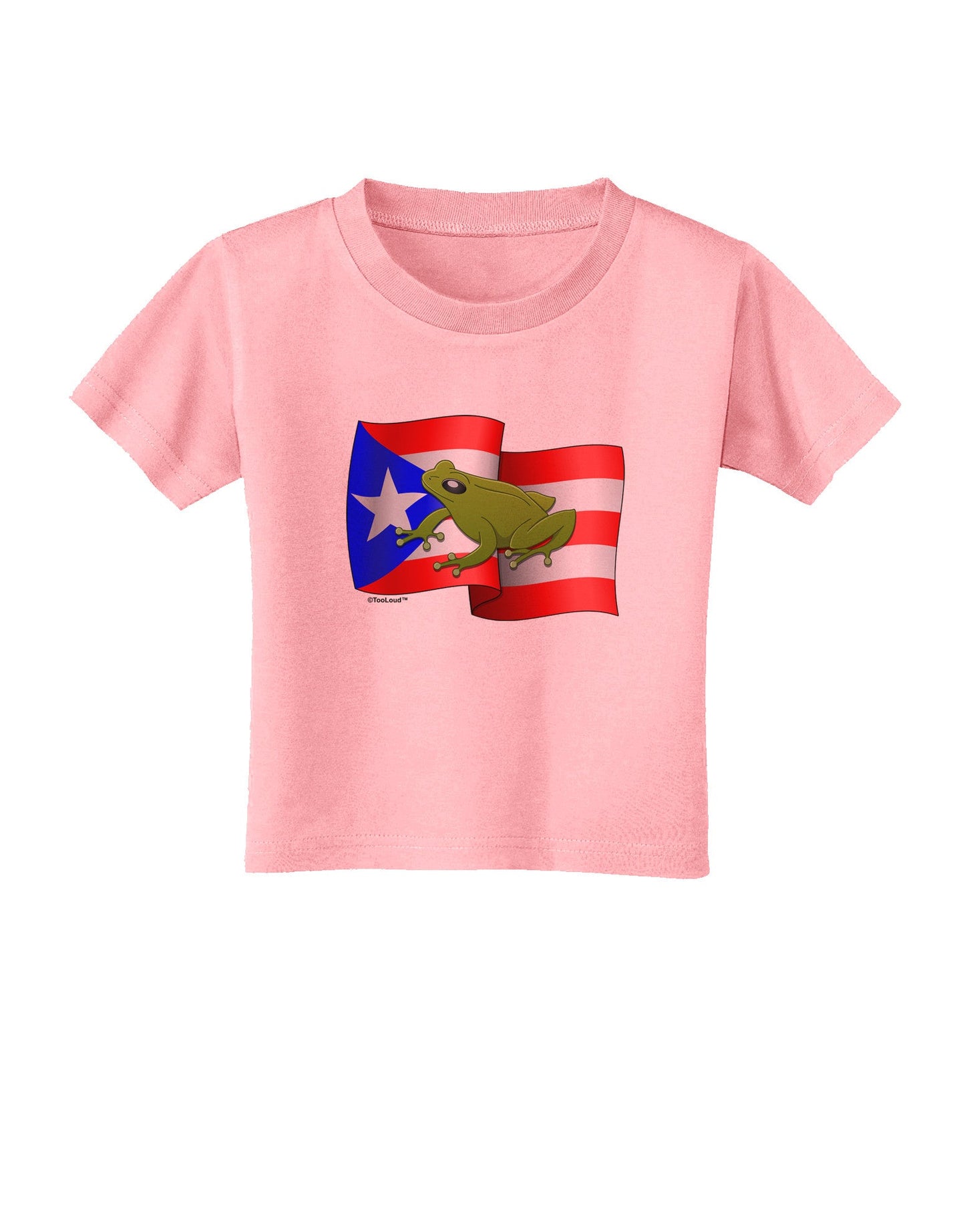Puerto Rico Coqui Toddler T-Shirt-Toddler T-Shirt-TooLoud-Candy-Pink-2T-Davson Sales
