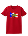 Puerto Rico Coqui Womens Dark T-Shirt-Womens T-Shirt-TooLoud-Red-X-Small-Davson Sales