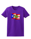 Puerto Rico Coqui Womens Dark T-Shirt-Womens T-Shirt-TooLoud-Purple-X-Small-Davson Sales