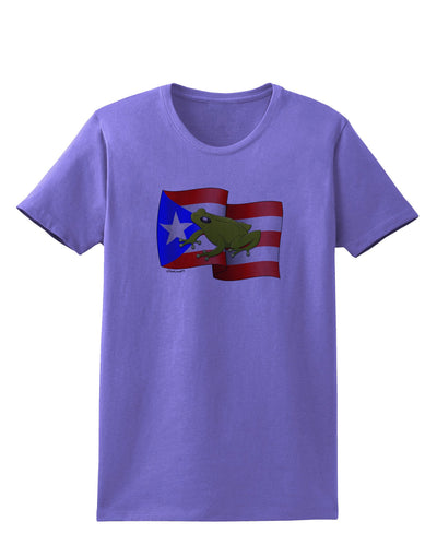 Puerto Rico Coqui Womens T-Shirt-Womens T-Shirt-TooLoud-Violet-X-Small-Davson Sales