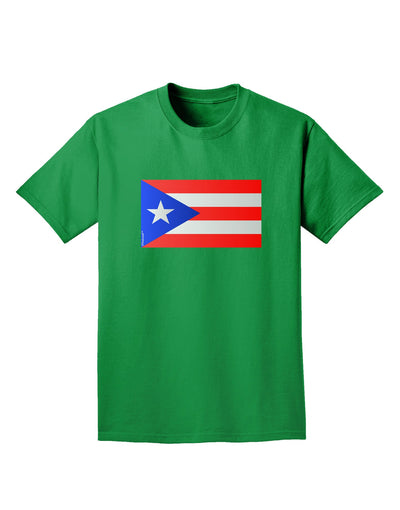 Puerto Rico Flag Adult Dark T-Shirt-Mens T-Shirt-TooLoud-Kelly-Green-Small-Davson Sales