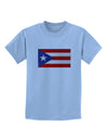 Puerto Rico Flag Childrens T-Shirt-Childrens T-Shirt-TooLoud-Light-Blue-X-Small-Davson Sales