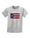 Puerto Rico Flag Childrens T-Shirt-Childrens T-Shirt-TooLoud-AshGray-X-Small-Davson Sales