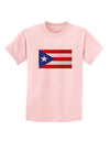 Puerto Rico Flag Childrens T-Shirt-Childrens T-Shirt-TooLoud-PalePink-X-Small-Davson Sales