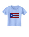 Puerto Rico Flag Toddler T-Shirt-Toddler T-Shirt-TooLoud-Aquatic-Blue-2T-Davson Sales