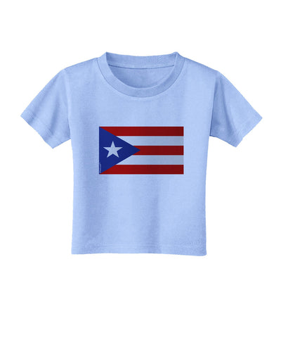 Puerto Rico Flag Toddler T-Shirt-Toddler T-Shirt-TooLoud-Aquatic-Blue-2T-Davson Sales