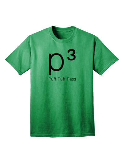 Puff Puff Pass - Adult T-Shirt for Smoking Etiquette-Mens T-shirts-TooLoud-Kelly-Green-Small-Davson Sales