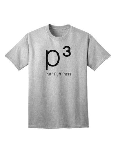 Puff Puff Pass - Adult T-Shirt for Smoking Etiquette-Mens T-shirts-TooLoud-AshGray-Small-Davson Sales