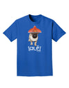 Pug Dog with Pink Sombrero - Ole Adult Dark T-Shirt by TooLoud-Mens T-Shirt-TooLoud-Royal-Blue-Small-Davson Sales