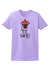 Pug Dog with Pink Sombrero - Ole Womens T-Shirt by TooLoud-Womens T-Shirt-TooLoud-Lavender-X-Small-Davson Sales