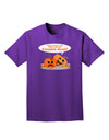 Pumpkin Head Adult Dark T-Shirt-Mens T-Shirt-TooLoud-Purple-Small-Davson Sales