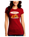 Pumpkin Head Juniors Crew Dark T-Shirt-T-Shirts Juniors Tops-TooLoud-Red-Juniors Fitted Small-Davson Sales