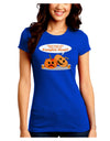 Pumpkin Head Juniors Crew Dark T-Shirt-T-Shirts Juniors Tops-TooLoud-Royal-Blue-Juniors Fitted Small-Davson Sales