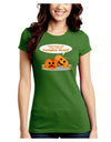 Pumpkin Head Juniors Crew Dark T-Shirt-T-Shirts Juniors Tops-TooLoud-Kiwi-Green-Juniors Fitted Small-Davson Sales