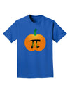 Pumpkin Pi Pumpkin Pie Thanksgiving Adult Dark T-Shirt-Mens T-Shirt-TooLoud-Royal-Blue-Small-Davson Sales