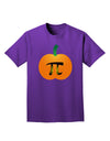Pumpkin Pi Pumpkin Pie Thanksgiving Adult Dark T-Shirt-Mens T-Shirt-TooLoud-Purple-Small-Davson Sales