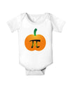 Pumpkin Pi Pumpkin Pie Thanksgiving Baby Romper Bodysuit-Baby Romper-TooLoud-White-06-Months-Davson Sales