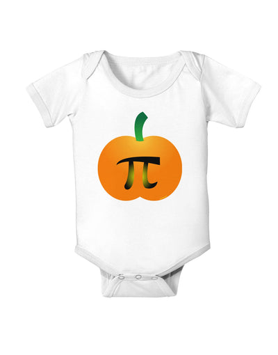 Pumpkin Pi Pumpkin Pie Thanksgiving Baby Romper Bodysuit-Baby Romper-TooLoud-White-06-Months-Davson Sales