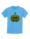 Pumpkin Pi Pumpkin Pie Thanksgiving Childrens T-Shirt-Childrens T-Shirt-TooLoud-Aquatic-Blue-X-Small-Davson Sales