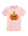 Pumpkin Pi Pumpkin Pie Thanksgiving Childrens T-Shirt-Childrens T-Shirt-TooLoud-PalePink-X-Small-Davson Sales