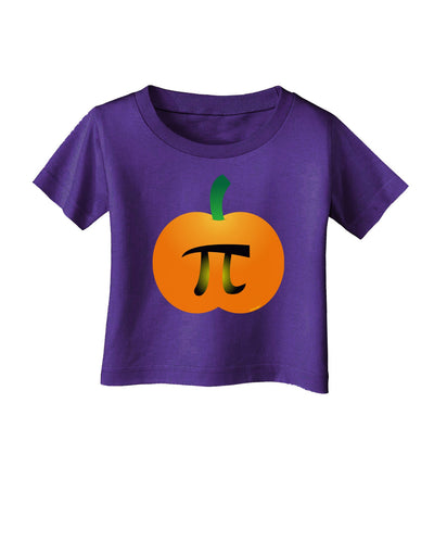 Pumpkin Pi Pumpkin Pie Thanksgiving Infant T-Shirt Dark-Infant T-Shirt-TooLoud-Purple-06-Months-Davson Sales