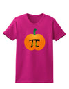 Pumpkin Pi Pumpkin Pie Thanksgiving Womens Dark T-Shirt-TooLoud-Hot-Pink-Small-Davson Sales