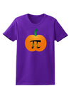 Pumpkin Pi Pumpkin Pie Thanksgiving Womens Dark T-Shirt-TooLoud-Purple-X-Small-Davson Sales