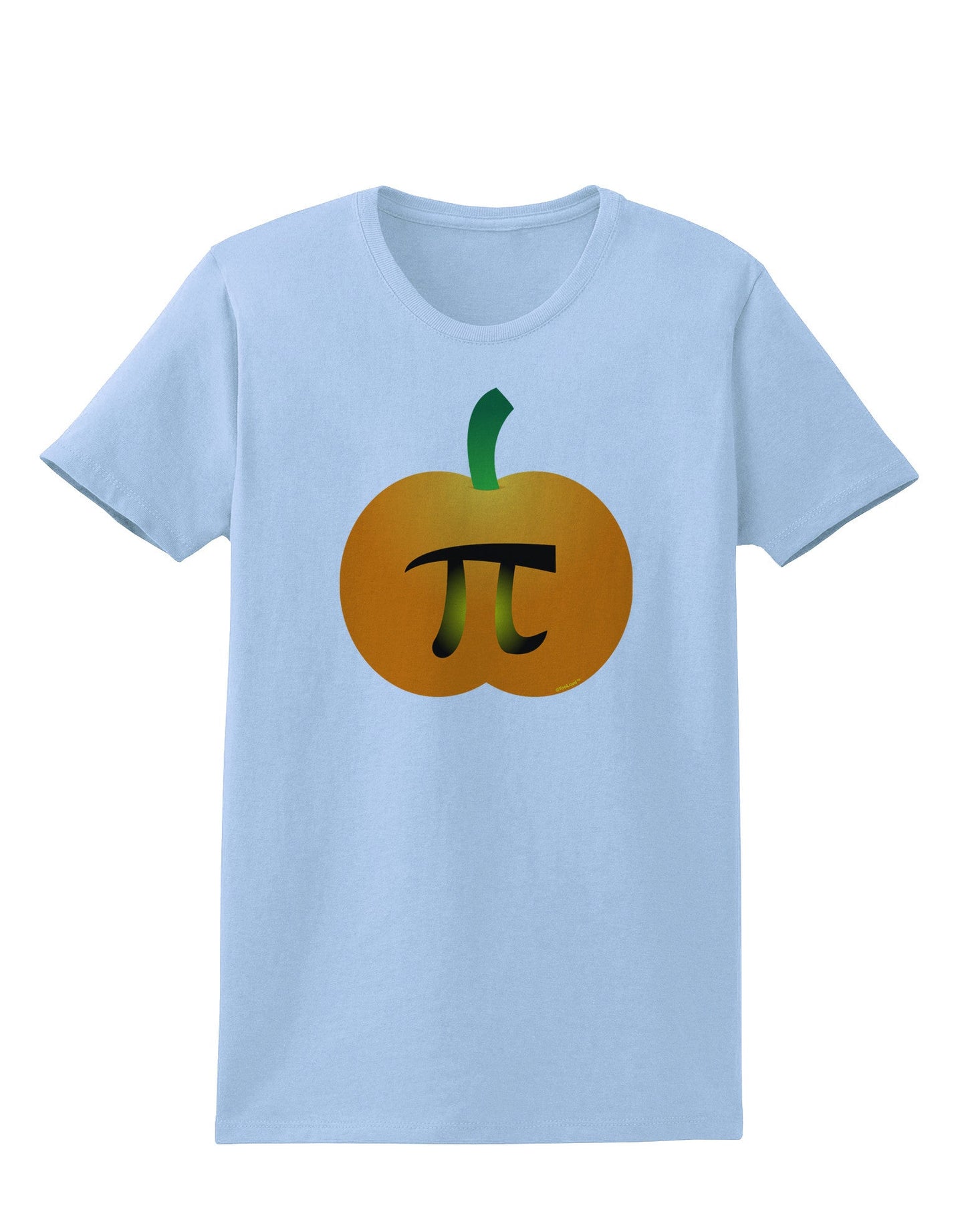 Pumpkin Pi Pumpkin Pie Thanksgiving Womens T-Shirt-Womens T-Shirt-TooLoud-Light-Blue-X-Small-Davson Sales