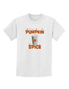 Pumpkin Spice Latte Hearts Childrens T-Shirt-Childrens T-Shirt-TooLoud-White-X-Small-Davson Sales