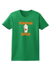 Pumpkin Spice Latte Hearts Womens Dark T-Shirt-TooLoud-Kelly-Green-X-Small-Davson Sales