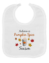 Pumpkin Spice Season Baby Bib