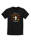Pumpkin Spice Season Childrens Dark T-Shirt-Childrens T-Shirt-TooLoud-Black-X-Small-Davson Sales