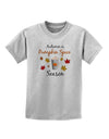 Pumpkin Spice Season Childrens T-Shirt-Childrens T-Shirt-TooLoud-AshGray-X-Small-Davson Sales
