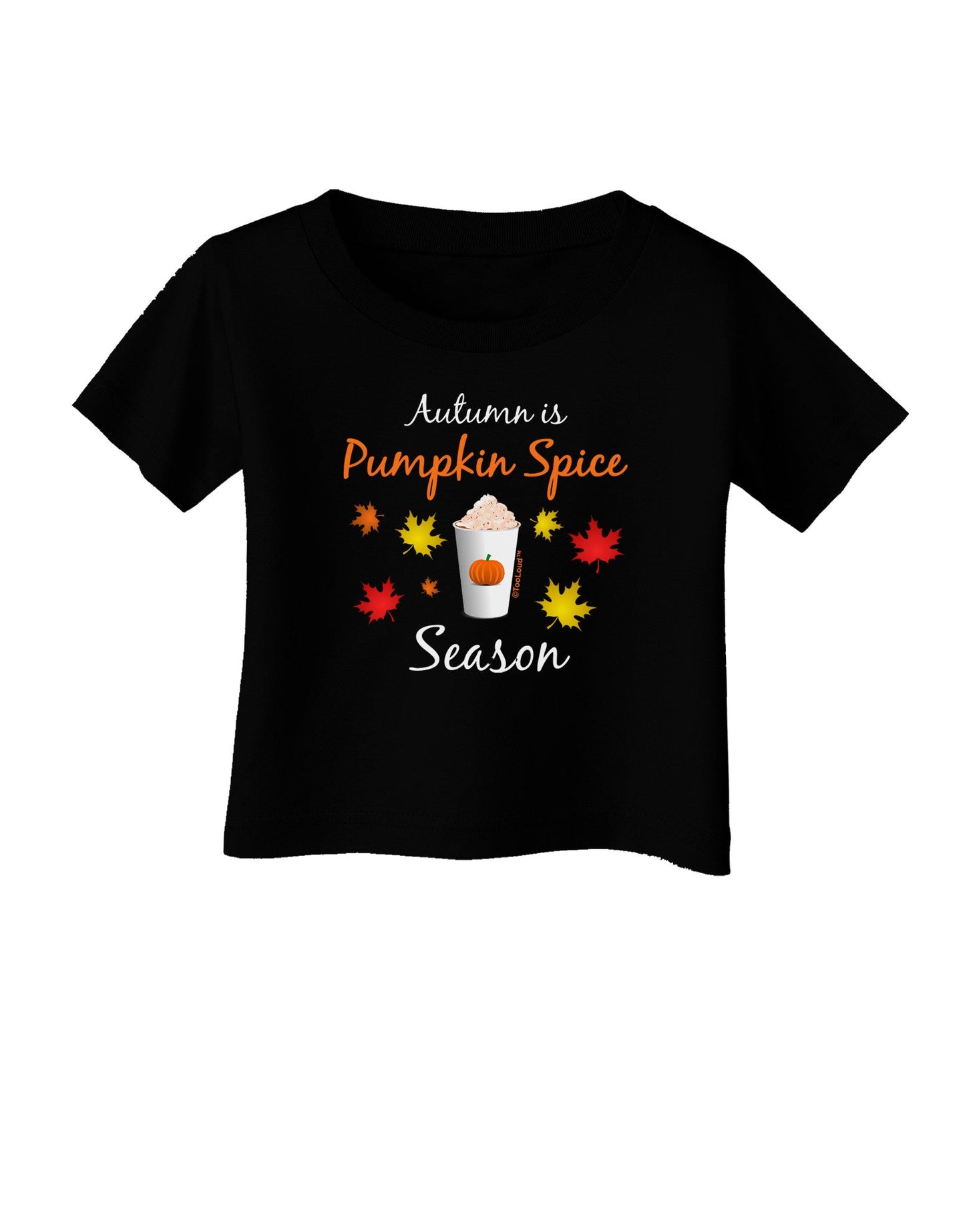 Pumpkin Spice Season Infant T-Shirt Dark-Infant T-Shirt-TooLoud-Black-06-Months-Davson Sales