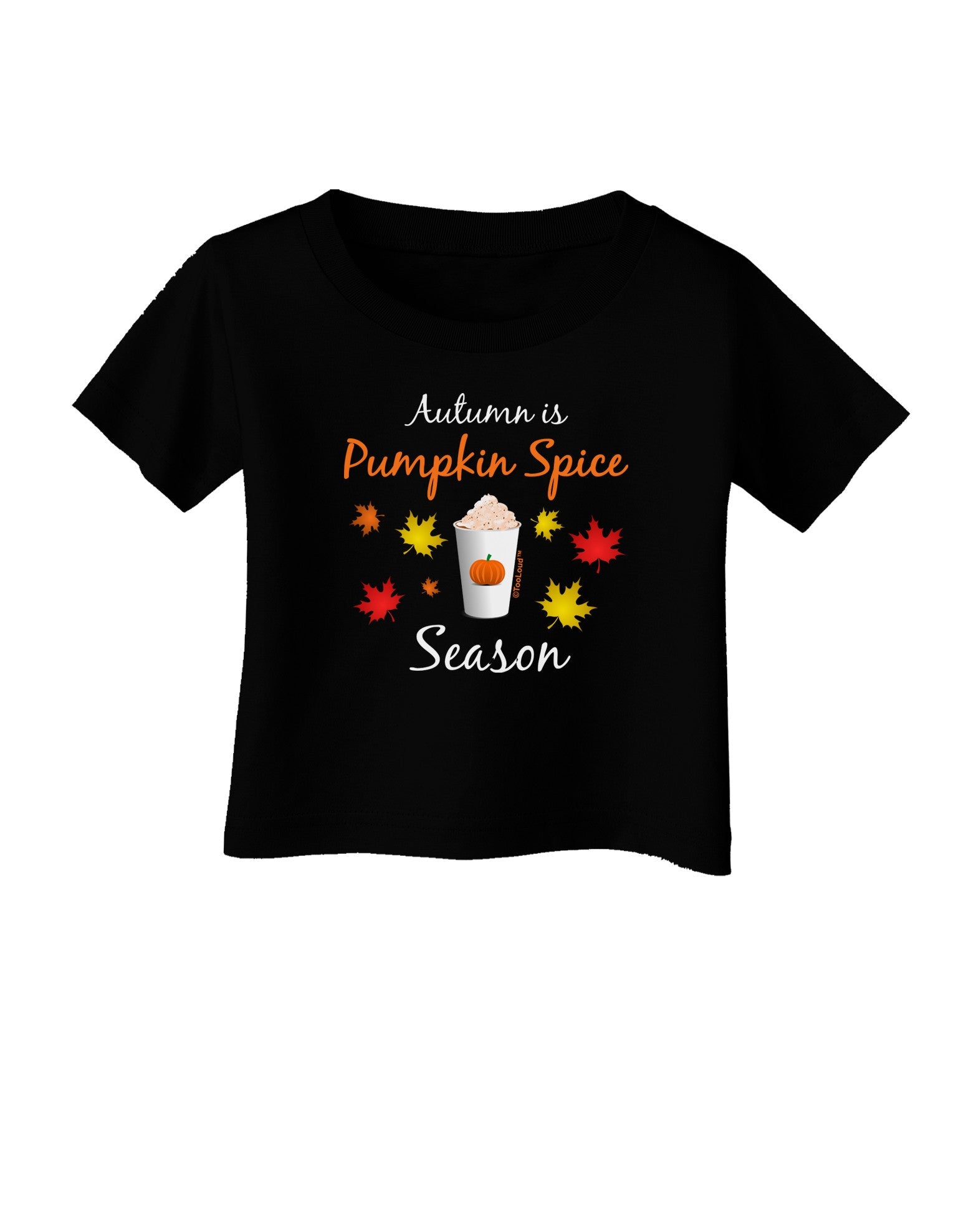 Pumpkin Spice Season Infant T-Shirt Dark-Infant T-Shirt-TooLoud-Black-06-Months-Davson Sales
