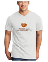 Pumpkin Spice and Everything Nice Adult V-Neck T-shirt-Mens V-Neck T-Shirt-TooLoud-White-Small-Davson Sales