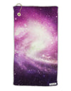 Purple Galaxy AOP Micro Terry Gromet Golf Towel 15 x 22 Inch All Over Print-Golf Towel-TooLoud-White-Davson Sales