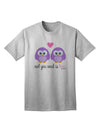 Purple Owls Adult T-Shirt: A Must-Have for Owl Lovers, by TooLoud-Mens T-shirts-TooLoud-AshGray-Small-Davson Sales