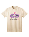 Purple Owls Adult T-Shirt: A Must-Have for Owl Lovers, by TooLoud-Mens T-shirts-TooLoud-Natural-Small-Davson Sales