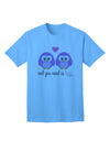 Purple Owls Adult T-Shirt: A Must-Have for Owl Lovers, by TooLoud-Mens T-shirts-TooLoud-Aquatic-Blue-Small-Davson Sales