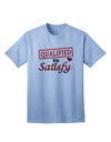 Qualified To Satisfy Adult T-Shirt-unisex t-shirt-TooLoud-Light-Blue-Small-Davson Sales