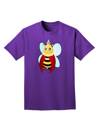 Queen Bee Mothers Day Adult Dark T-Shirt-Mens T-Shirt-TooLoud-Purple-Small-Davson Sales