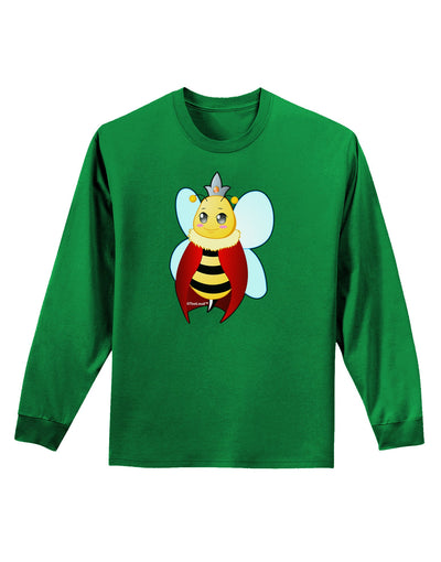 Queen Bee Mothers Day Adult Long Sleeve Dark T-Shirt-TooLoud-Kelly-Green-Small-Davson Sales